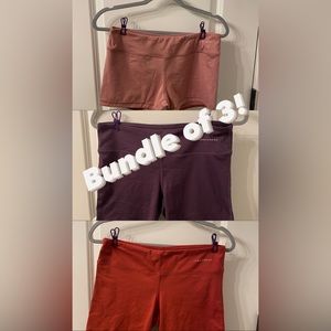 BUNDLE OF 3 I am Becoming Leggings Shorts